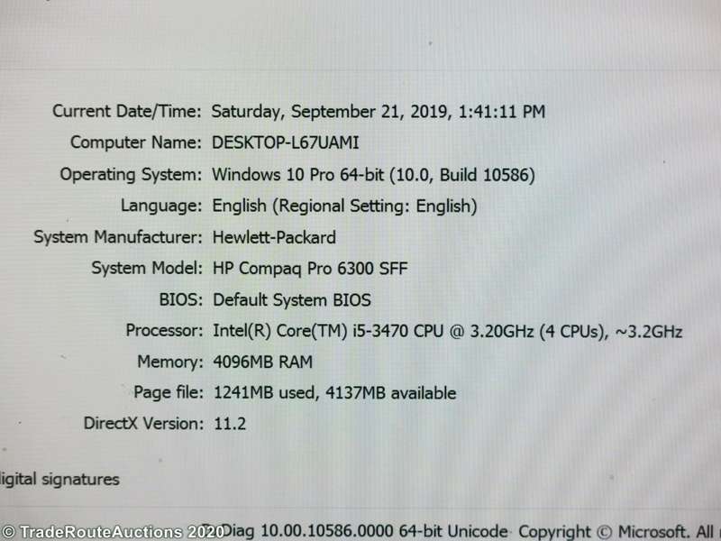 HP Compaq 6300 Pro SFF Desktop PC | Core i5 3470 3.2GHz | 4GB RAM | 500GB HDD | DVD SuperMulti