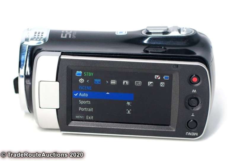 Samsung HMX-F900 52X Optical Zoom HD Recording HDMI Camcorder - BLACK