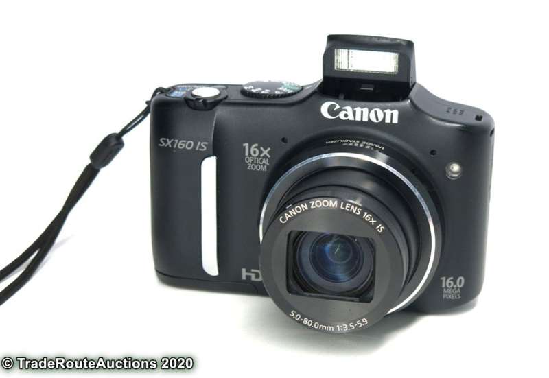 Canon PowerShot SX160 IS 16.0 MP Digital Camera with 16x Wide-Angle Optical Image Stabilized Zoom