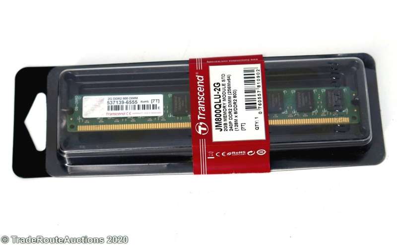 Transcend JM800QLU-2G PC RAM memory JetRam 2 GB 1 x 2 GB DDR2 RAM 800 MHz