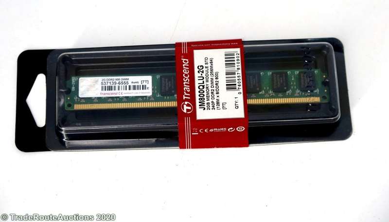 Transcend JM800QLU-2G PC RAM memory JetRam 2 GB 1 x 2 GB DDR2 RAM 800 MHz