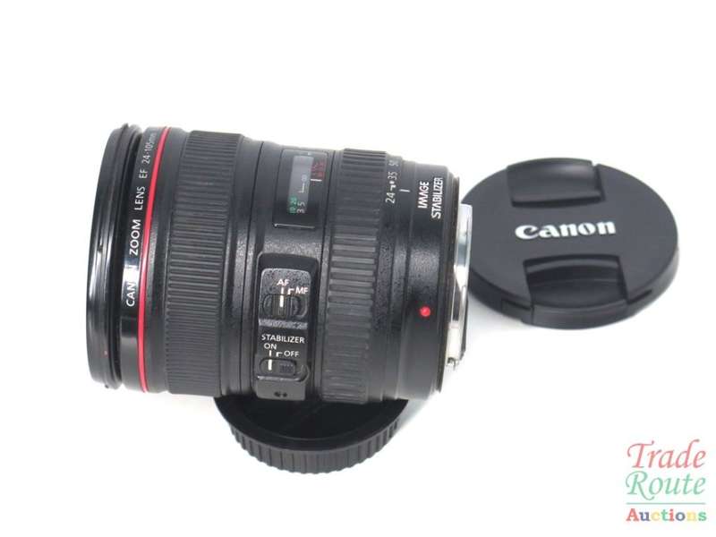 CANON EF 24-105mm F4L IS USM IMAGE STABILIZER ULTRASONIC ZOOM Lens for CANON Digital SLR Cameras