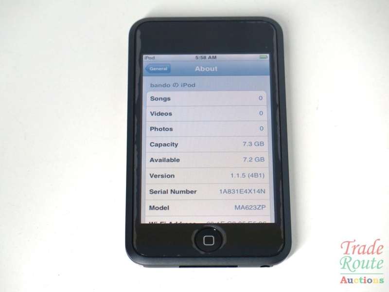 Apple iPod Touch Black | 8GB  | MA623ZP | A1213