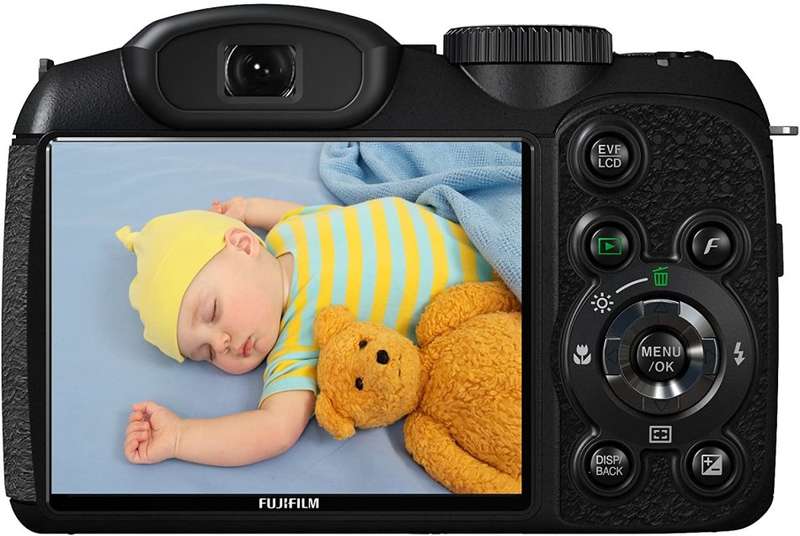 Fujifilm FinePix S1800 12.2 MP Digital Camera with 18x Wide Angle Optical Dual Image Stabilized Zoom