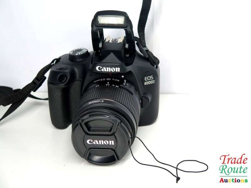 Canon 4000D DSLR Camera and EF-S 18-55 mm f/3.5-5.6 III Lens Kit
