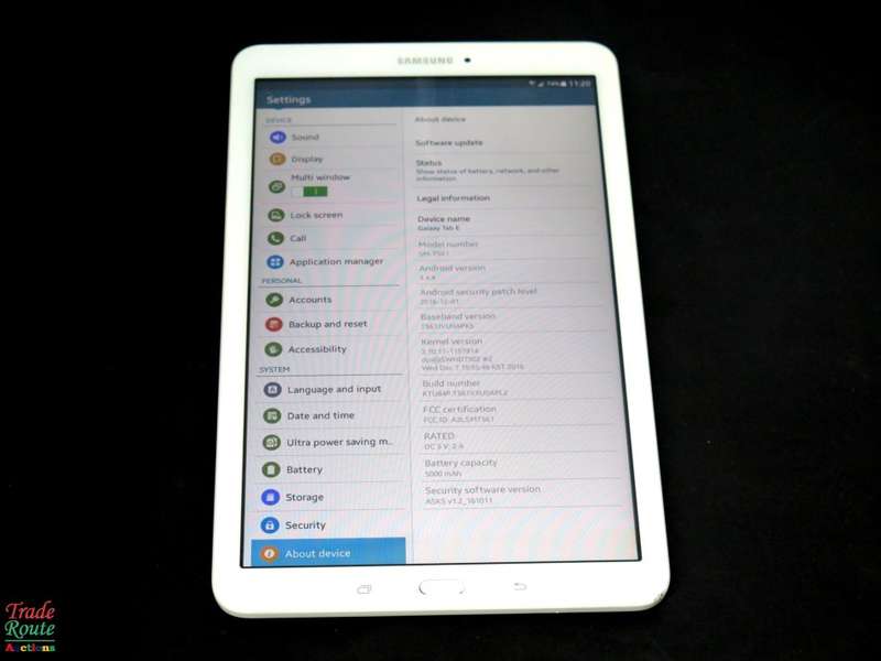SAMSUNG GALAXY TAB E | 3G + WIFI | 8GB | PEARL WHITE | 9.6" | SM-T561 * Make Phone Calls *