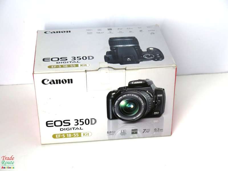 Canon EOS 350D Digital SLR camera (BLACK) WITH 18-55 mm EFS LENS