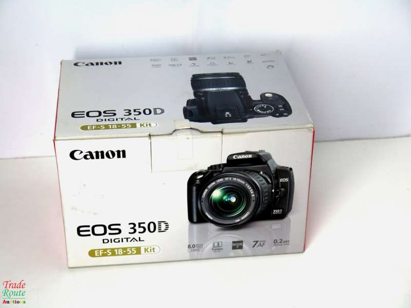 Canon EOS 350D Digital SLR camera (BLACK) WITH 18-55 mm EFS LENS