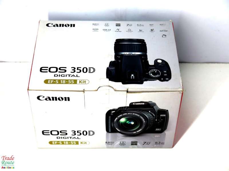 Canon EOS 350D Digital SLR camera (BLACK) WITH 18-55 mm EFS LENS