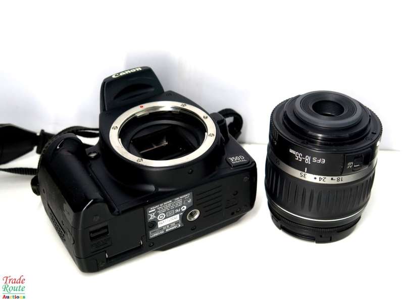 Canon EOS 350D Digital SLR camera (BLACK) WITH 18-55 mm EFS LENS