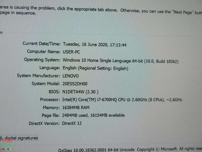 Lenovo ThinkPad P70 Mobile Workstation i7 Laptop | Core i7 6700HQ 6th Gen | 16GB RAM | 256GB SSD