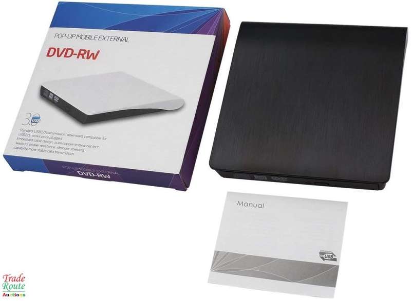 Mobile External USB 3.0 CD DVD-RW Burner DVD Writer Drive Plug And Play For Laptop / Desktop PC