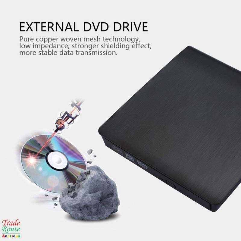 Mobile External USB 3.0 CD DVD-RW Burner DVD Writer Drive Plug And Play For Laptop / Desktop PC