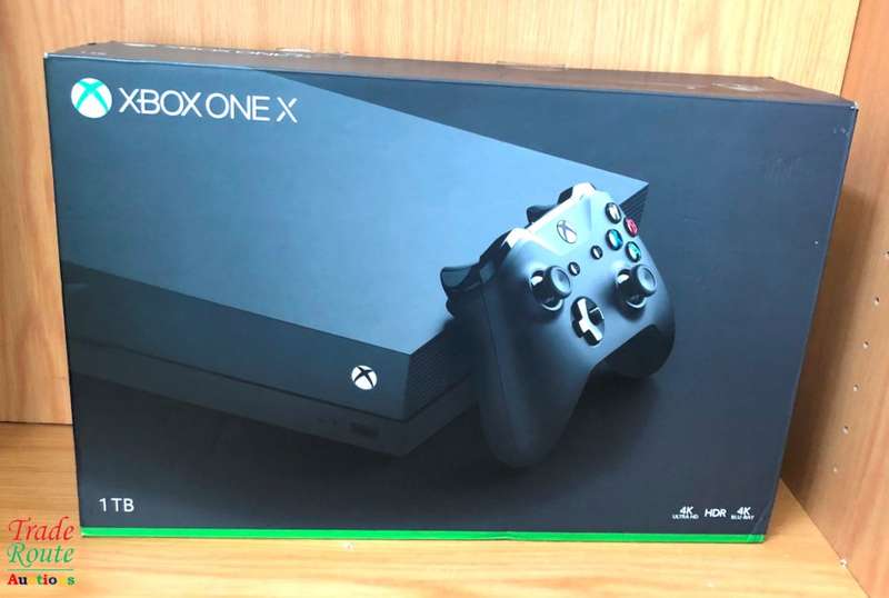 Microsoft Xbox One X 1TB Console (BLACK) Model 1787 + 2 X Wireless Controllers