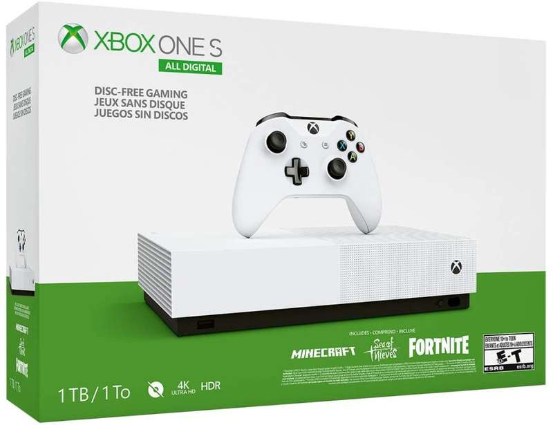 Xbox One S All-Digital Edition (WHITE) 1TB + 1 Controller (WHITE) - 1681 ALL DIGITAL