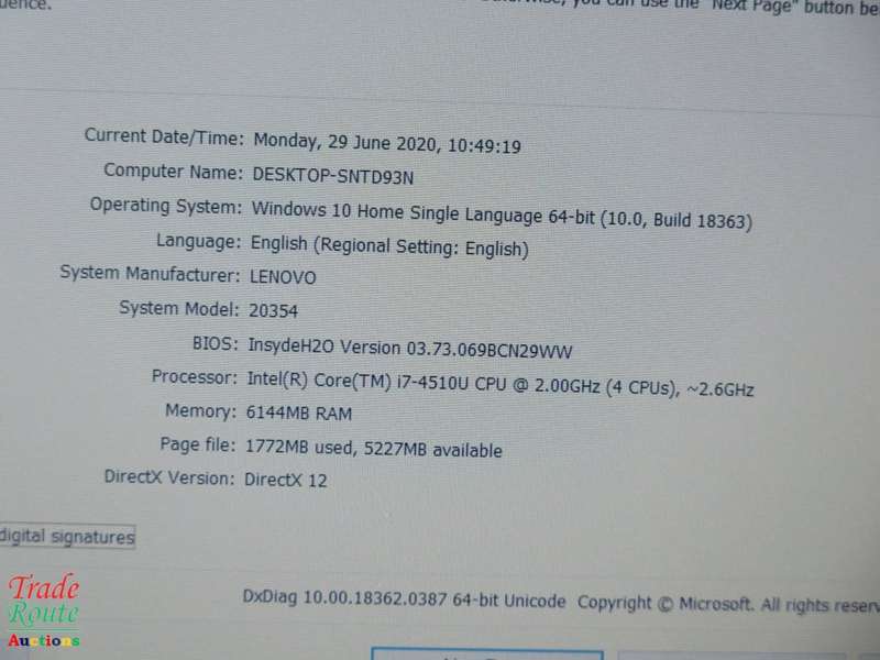 LENOVO G50 LAPTOP  | 15.6 inch | CORE i7 4510U 2.0GHz | 6GB RAM | 500GB HDD | NOTEBOOK