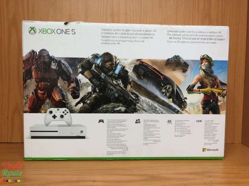 Boxed - XBOX One S Console (WHITE) Model 1681 1TB + 1 Controller (WHITE)