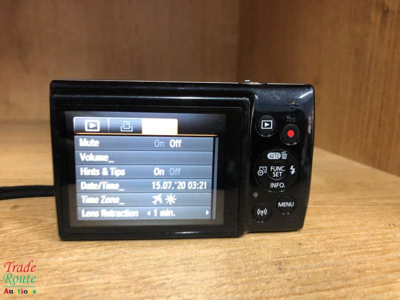 Canon IXUS 190 [Black] 20MP Digital Compact Camera with 10x Zoom Lens