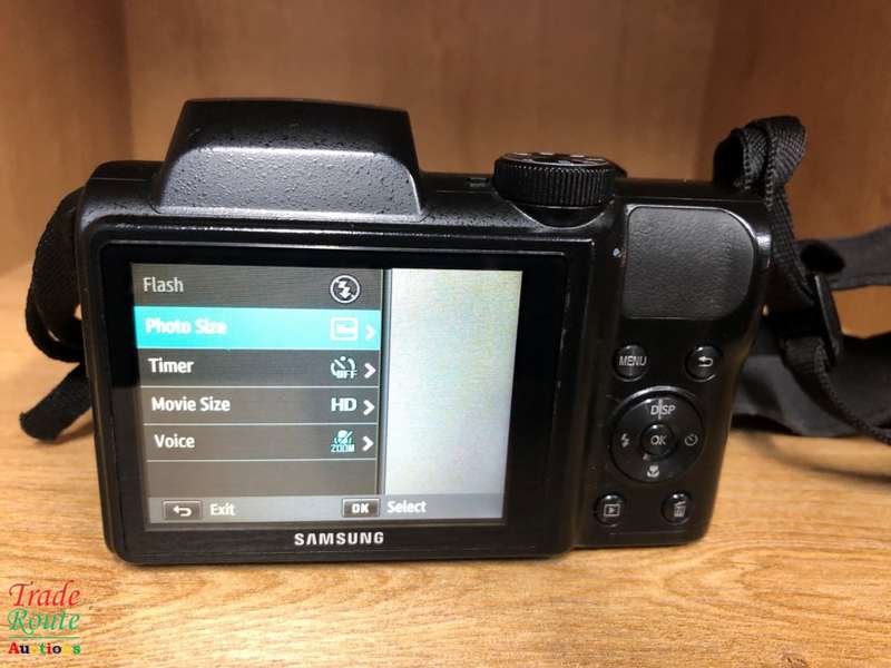 Samsung WB100 16.4MP Smart Camera with 26x Optical Zoom and 3-inch LCD in Black