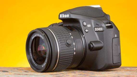 Nikon D3400 24.2 MP CMOS Digital SLR Camera body + Nikon AF-P 18-55 VR Lens Kit