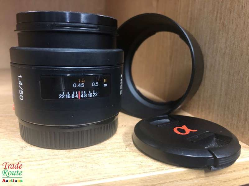 Sony 50mm F1.4 Alpha A Mount SAL50F14 50mm Prime Camera DSLR Lens