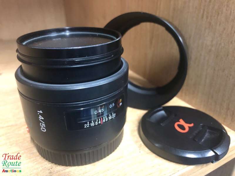 Sony 50mm F1.4 Alpha A Mount SAL50F14 50mm Prime Camera DSLR Lens