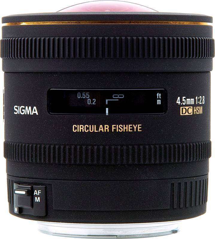 Sigma 4.5mm f/2.8 EX DC HSM Circular Fisheye Lens [SONY A-MOUNT]