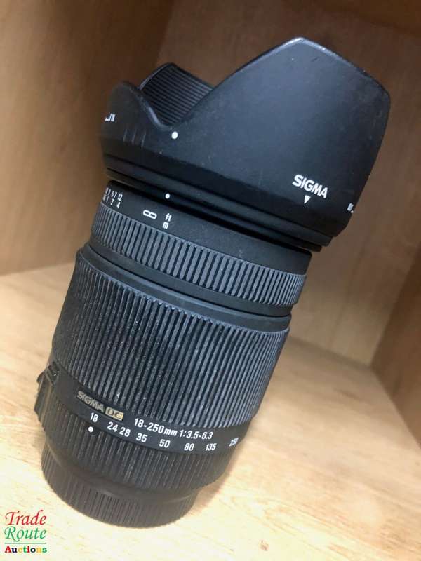 SIGMA DC 18-250mm F3.5-6.3 OS HSM Lens OPTICAL STABILIZER for SONY