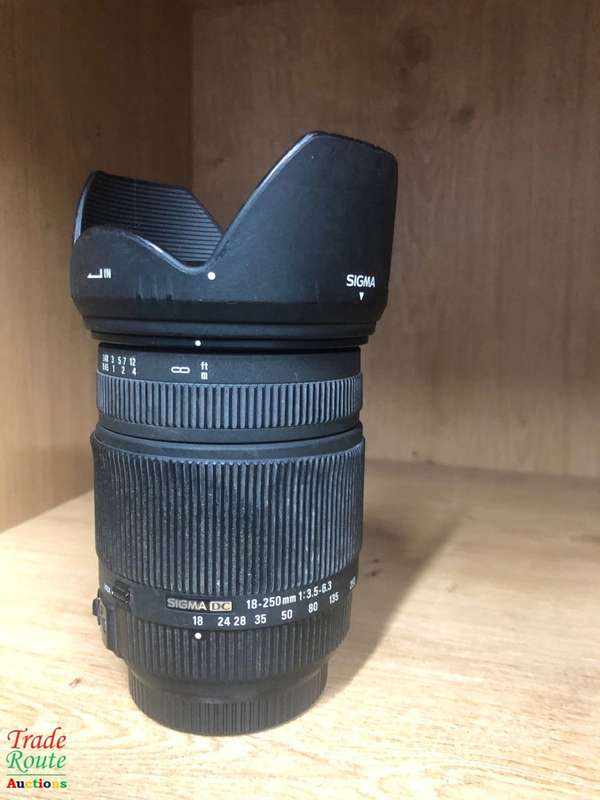 SIGMA DC 18-250mm F3.5-6.3 OS HSM Lens OPTICAL STABILIZER for SONY
