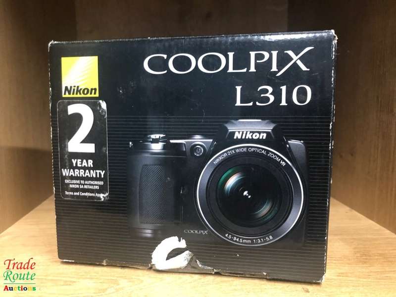 Nikon Coolpix L310 14.1MP Digital Camera with 21x Optical Zoom - BLACK