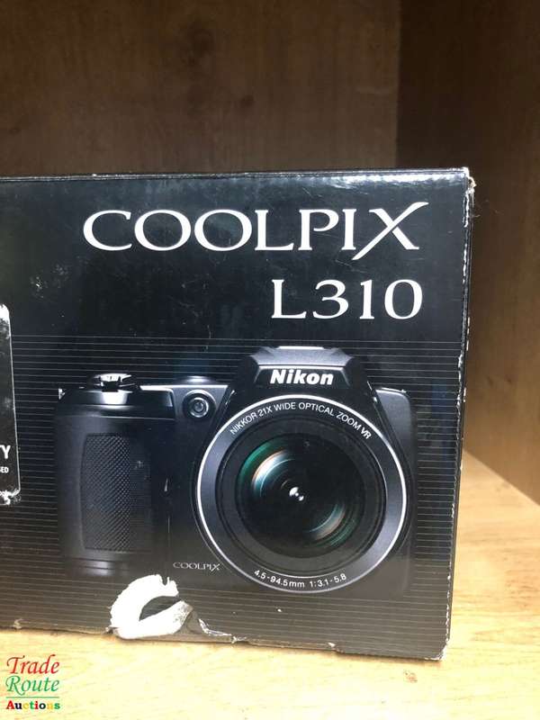 Nikon Coolpix L310 14.1MP Digital Camera with 21x Optical Zoom - BLACK