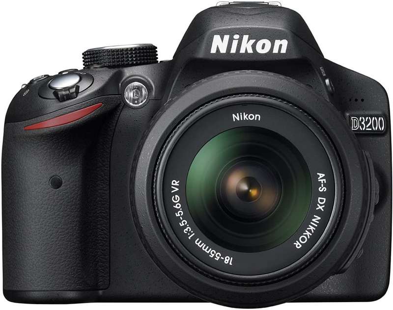Nikon D3200 24.2 MP CMOS Digital SLR with 18-55mm f/3.5-5.6 AF-S DX NIKKOR Zoom Lens - 24.2 MP