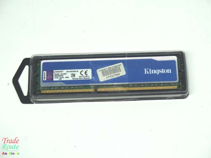 Kingston Hyper X Blu 4 GB 1600MHz DDR3 Non-ECC CL9 Desktop Memory (KHX1600C9D3B1/4G)