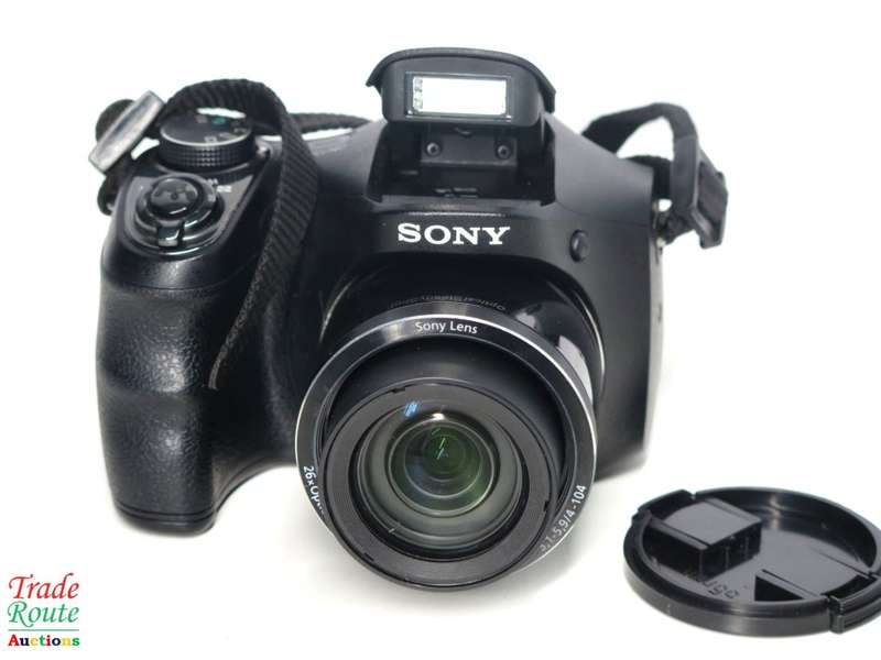 Sony Cybershot DSC-H200 Black 20.1MP 26X Optical SteadyShot image stabilization Digital Camera