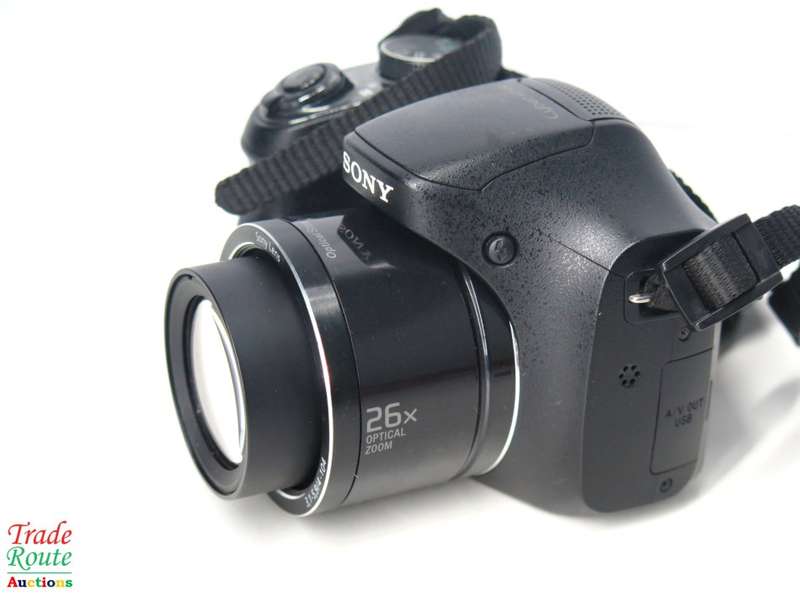 Sony Cybershot DSC-H200 Black 20.1MP 26X Optical SteadyShot image stabilization Digital Camera