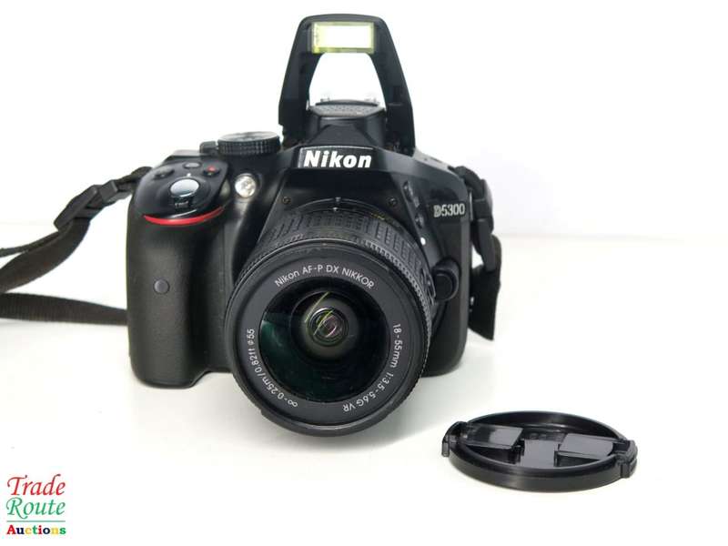NIKON D5300 DSLR CAMERA BODY [ WiFi & GPS] - [ 24.2 MP ] - [ DX ] WITH 18-55 VR II Lens Kit