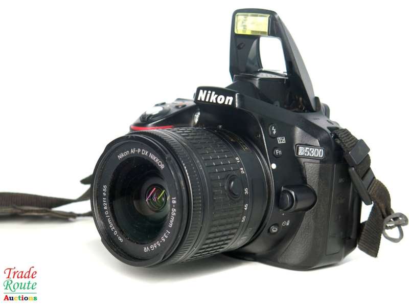NIKON D5300 DSLR CAMERA BODY [ WiFi & GPS] - [ 24.2 MP ] - [ DX ] WITH 18-55 VR II Lens Kit