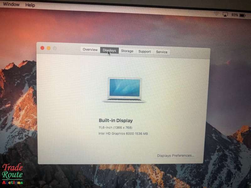 MacBook Air 11.6-inch | Core i5 1.6GHz | 4GB RAM | 128GB SSD FLASH  **  EARLY 2015 ***