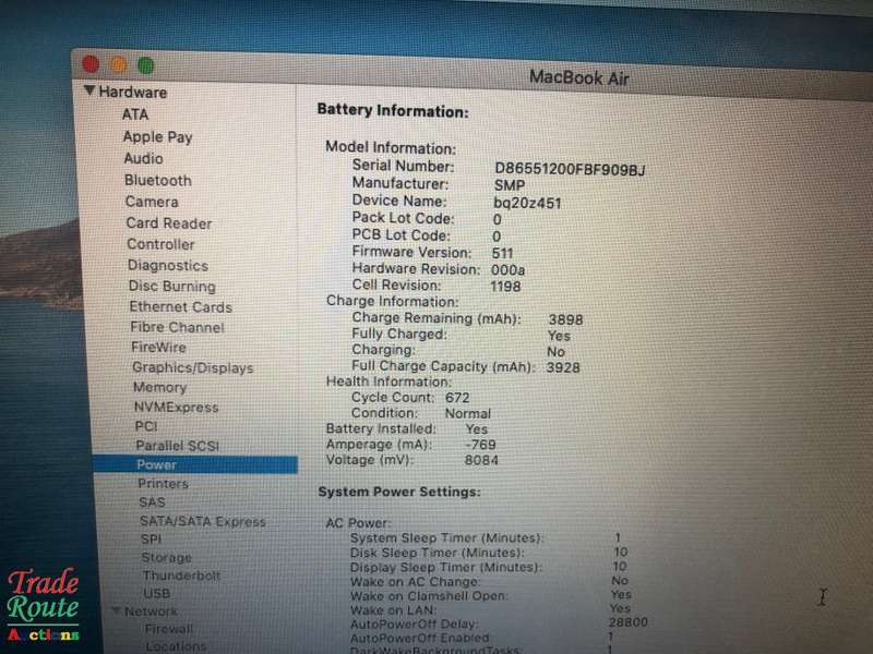 MacBook Air 11.6-inch | Core i5 1.6GHz | 4GB RAM | 128GB SSD FLASH  **  EARLY 2015 ***