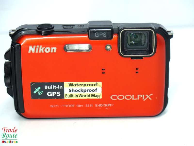 Nikon COOLPIX AW100 16 MP CMOS Waterproof Digital Camera with GPS & Full HD 1080p Video