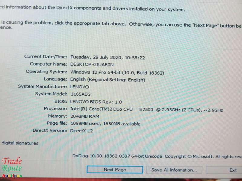 Lenovo ThinkCentre A70z 1165 - All in one Desktop PC AIO