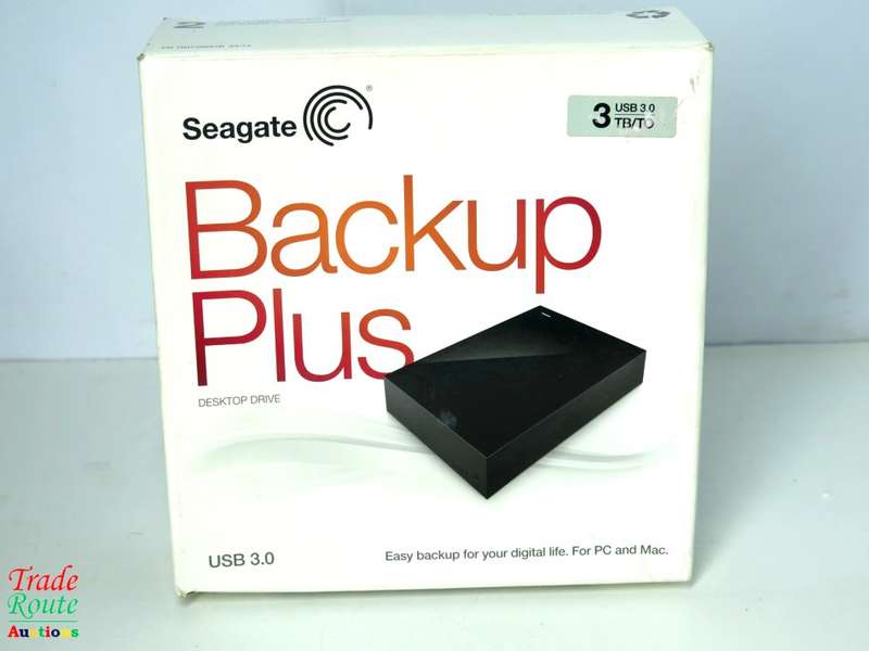 Seagate Backup Plus 3TB External Drive - Blue/Black
