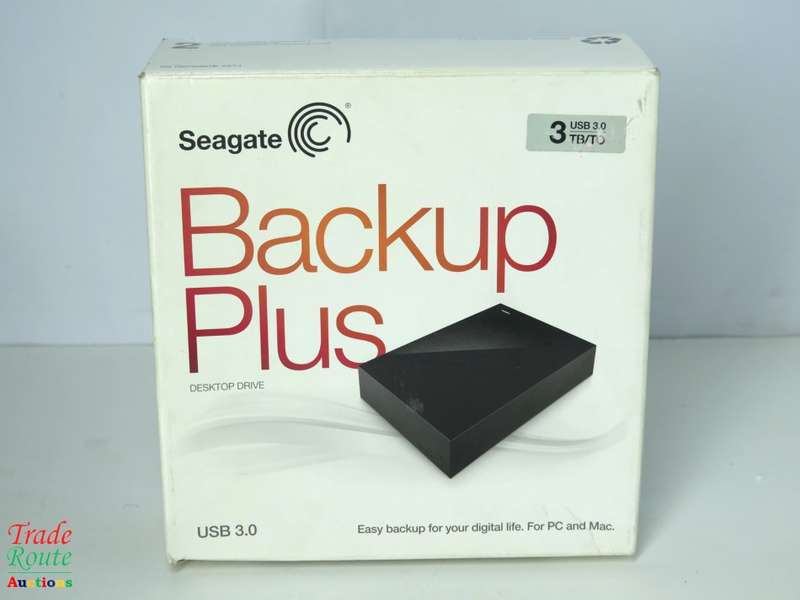 Seagate Backup Plus 3TB External Drive - Blue/Black