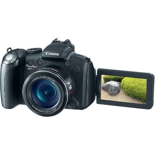 Canon PowerShot SX1IS 10 MP CMOS Digital Camera with 20x Wide Angle Optical Image Stabilized Zoom