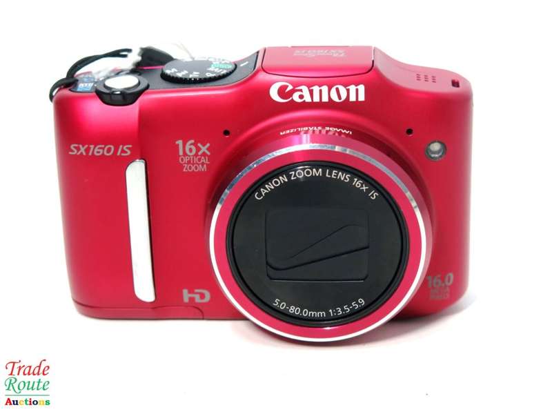 Canon PowerShot SX160 IS 16.0 MP Digital Camera with 16x Wide-Angle Optical Image Stabilized Zoom