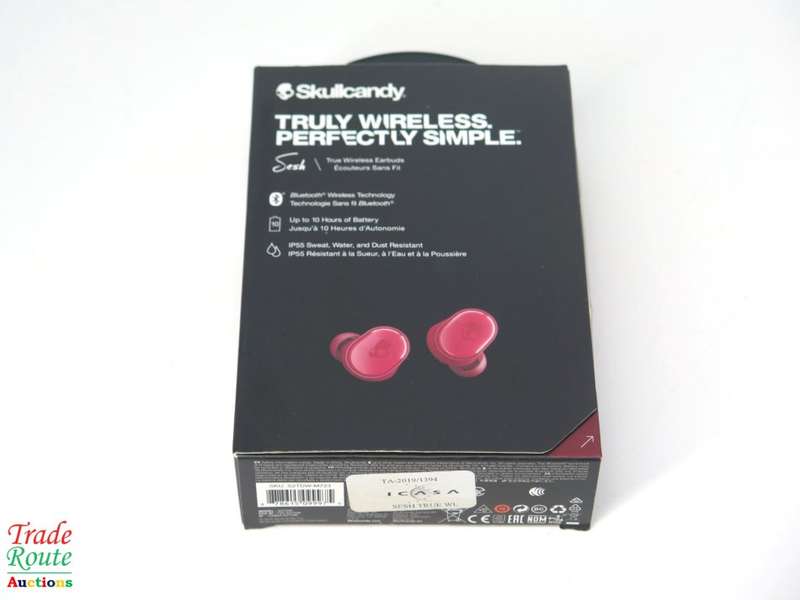 Skullcandy Sesh True Wireless In-Ear Earbud Earphones (Moab Red)