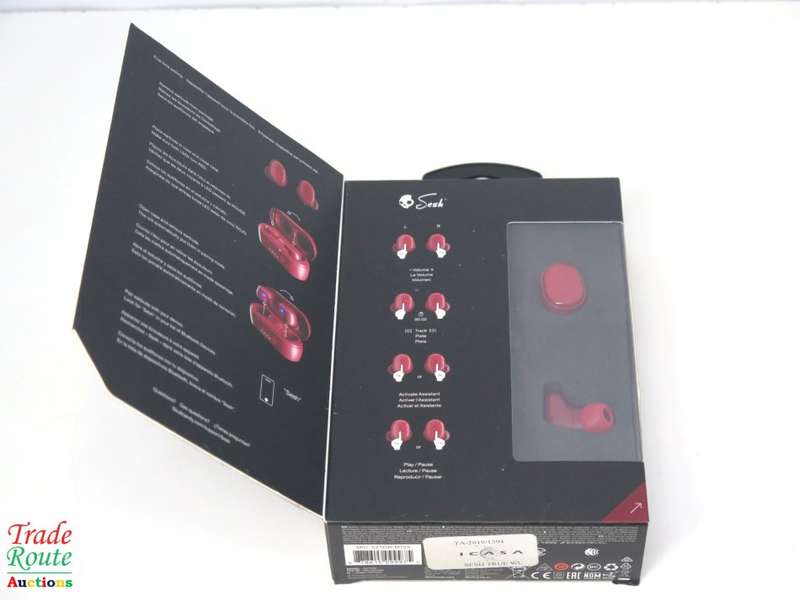 Skullcandy Sesh True Wireless In-Ear Earbud Earphones (Moab Red)