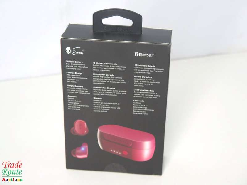 Skullcandy Sesh True Wireless In-Ear Earbud Earphones (Moab Red)