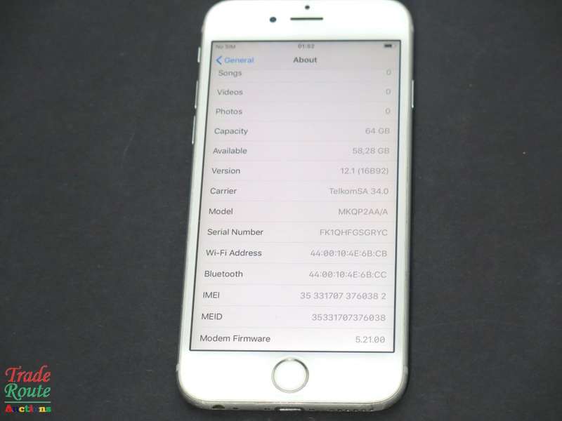 APPLE IPHONE 6S | SILVER | A1688 | MKQP2AA/A *** APPLE IPHONE 6S ***