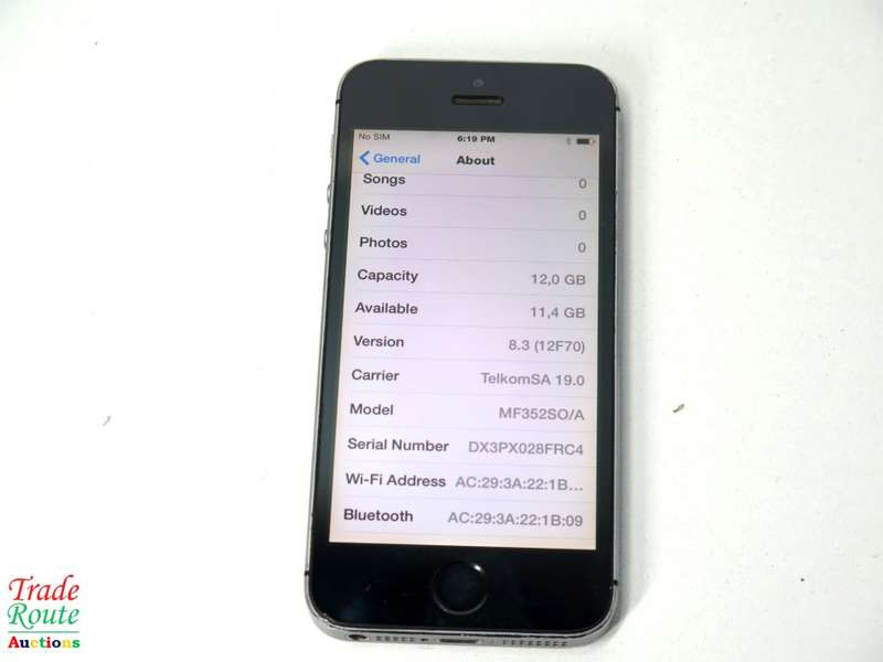Apple Iphone 5S SmartPhone | 16GB | A1530 | MF352SO/A *** APPLE IPHONE5s ***
